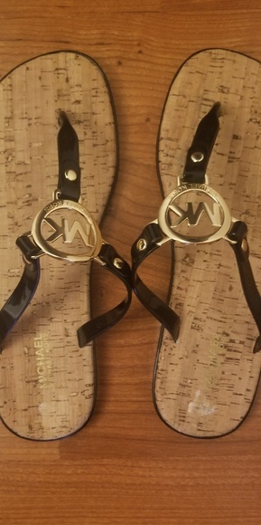 Michael Kors Black Jelly Sandals NWOT - Picture 6 of 6